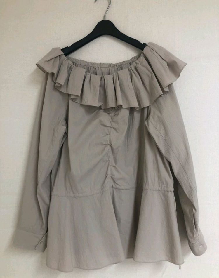 시스템 프릴 블라우스 GY--1