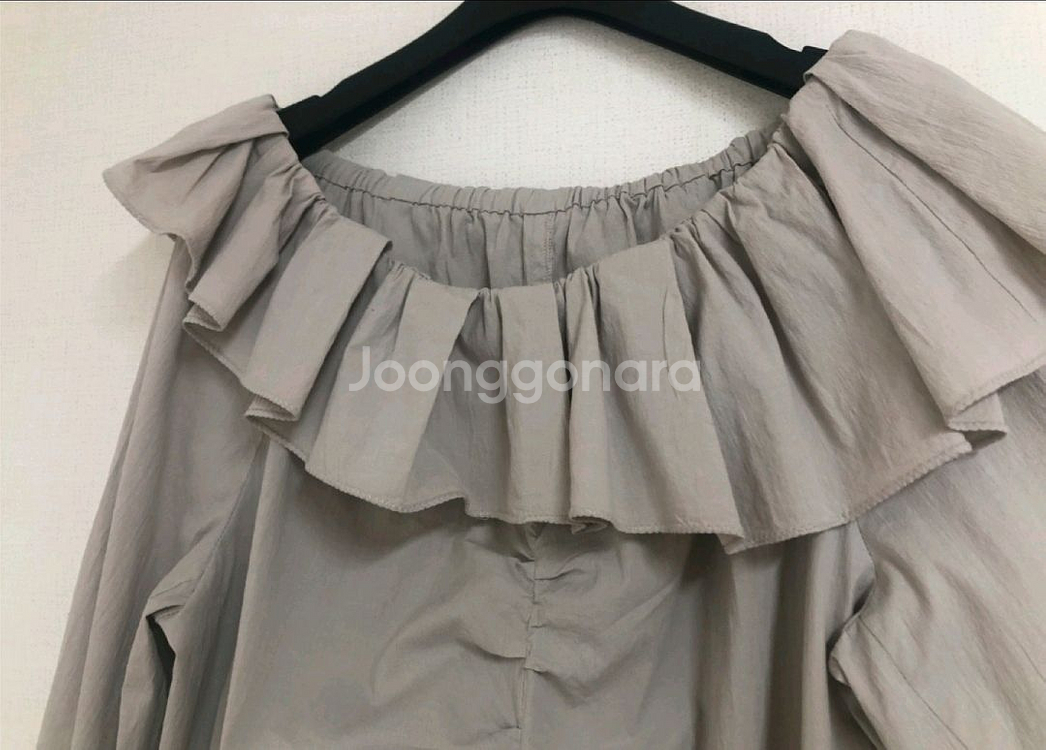 시스템 프릴 블라우스 GY--2