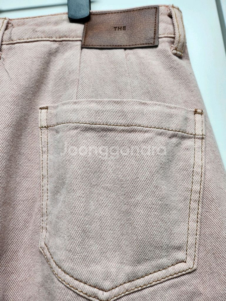 더캐시미어 핑크데님 새거--4