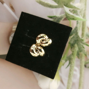 18k 할로우 꼬임 귀걸이