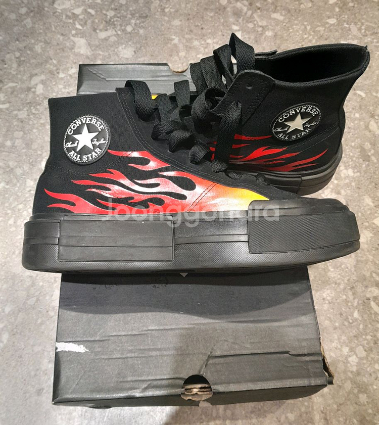 컨버스 척테일러 올스타 플레임 블랙 (275)--4