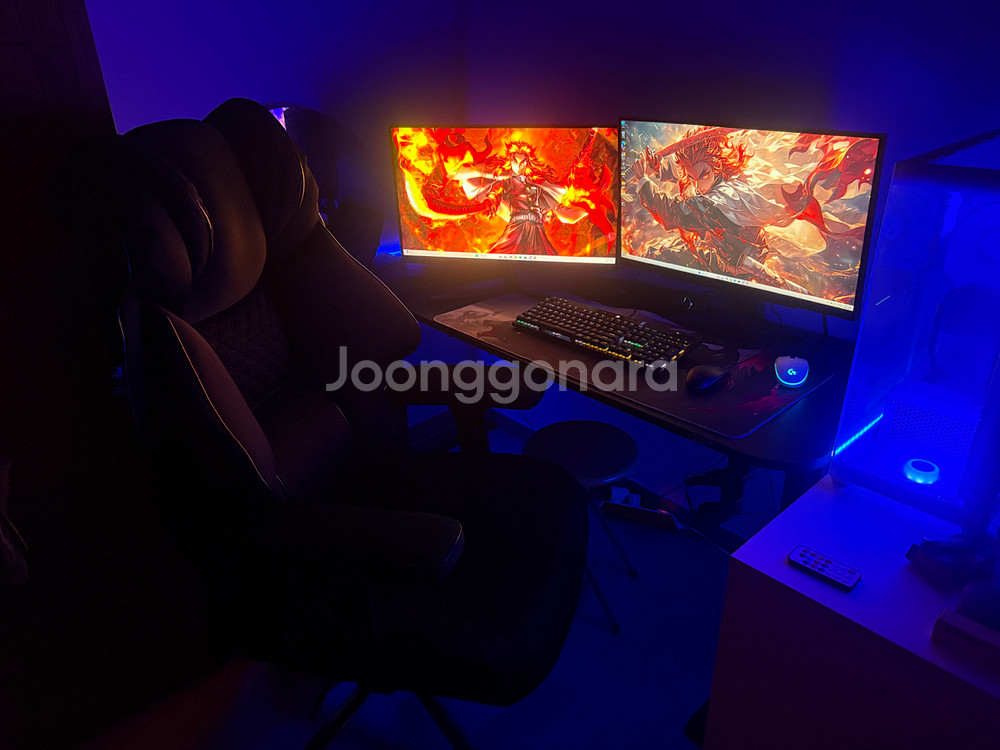 고사양 게이밍 데스크탑 pc 모니터 본체 키보드 팝니다--5