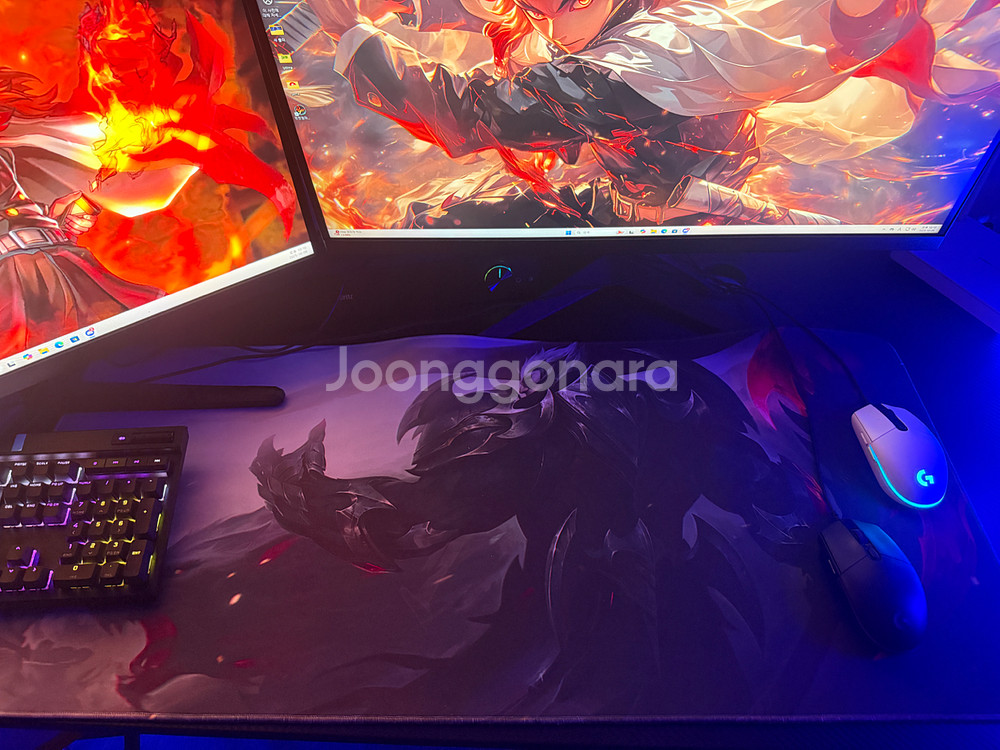 고사양 게이밍 데스크탑 pc 모니터 본체 키보드 팝니다--4