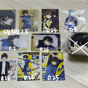 블루록 바치라 콜렉터즈,웨하스,스트랩,클리어카드