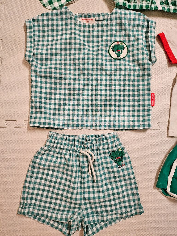 베베드피노 브로콜리 상하복--1