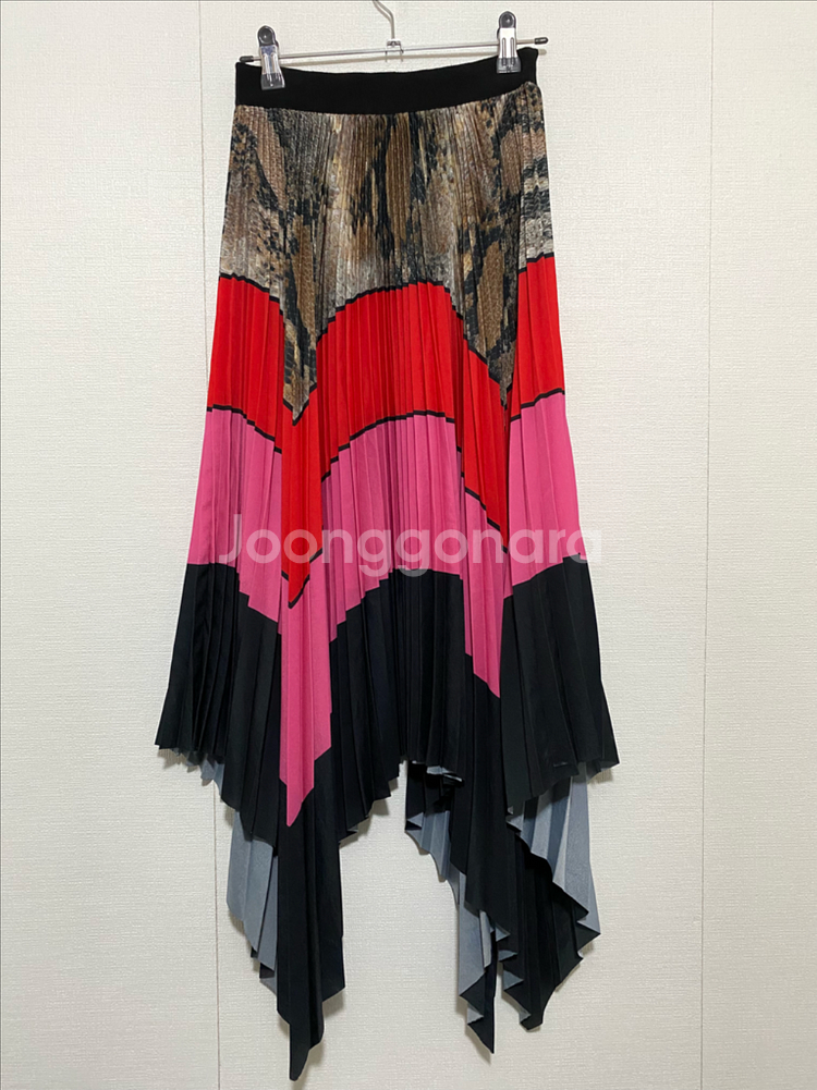 MSGM 플리츠 롱 스커트--0