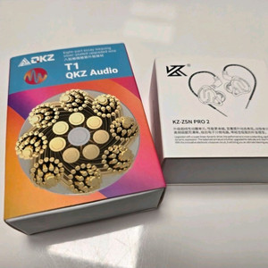 kz-zsn pro 2 hifi 이어폰 + qkz t1