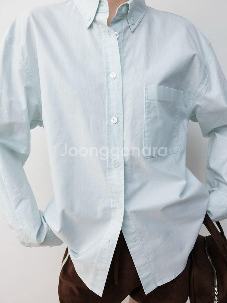 디애퍼쳐 Lenola shirt 애플그린컬러--2