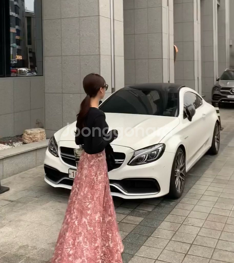 바이씨니 수묵투 수묵화 스커트(키작녀/레드)--3