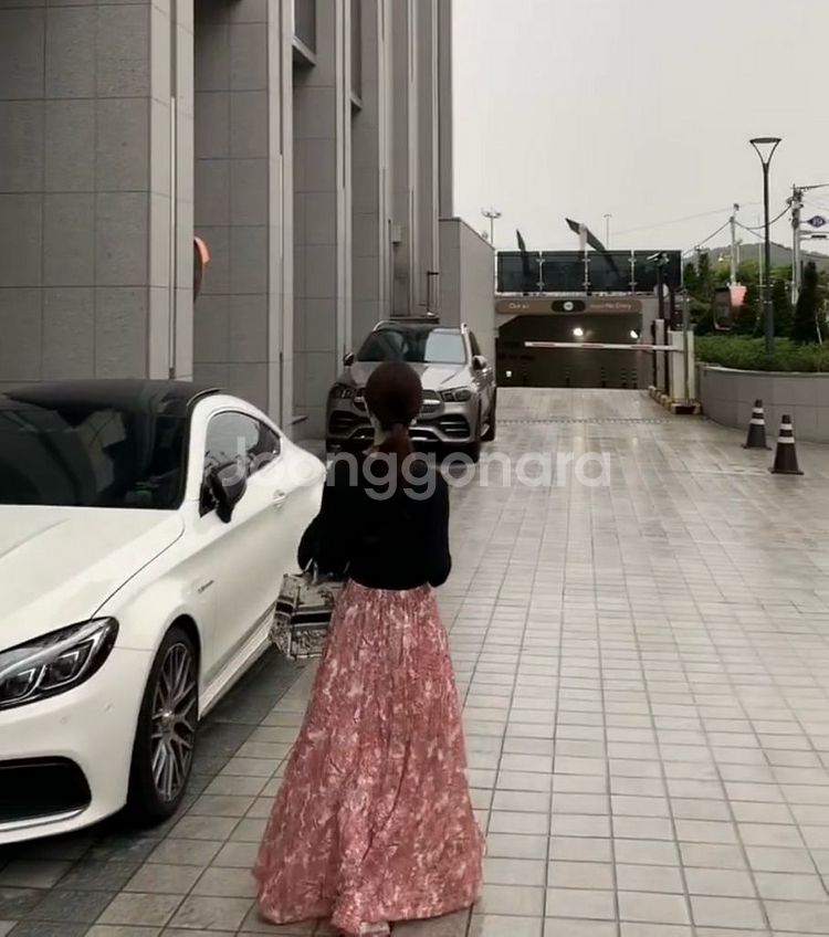 바이씨니 수묵투 수묵화 스커트(키작녀/레드)--4