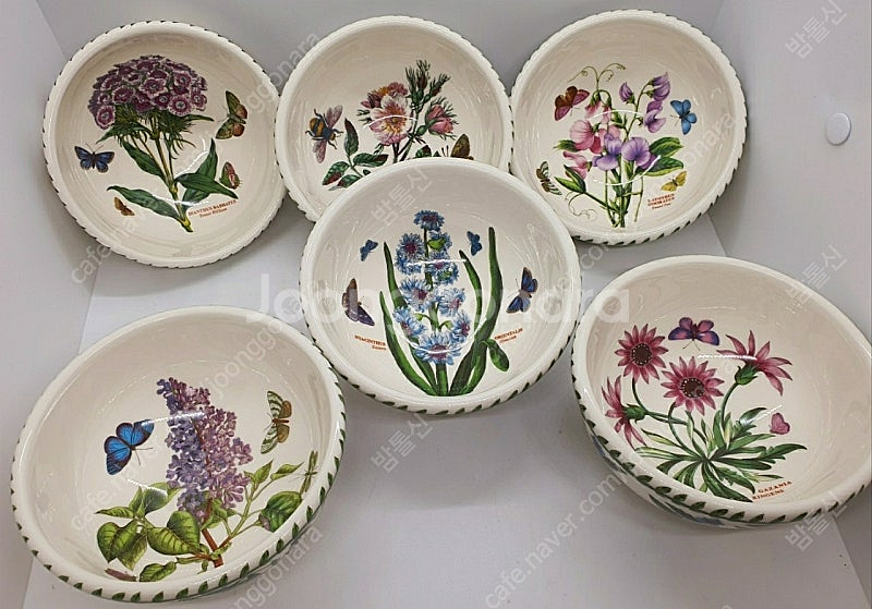 영국포트메리온 구형 국그릇6개 일괄(백화점정품 새상품--0