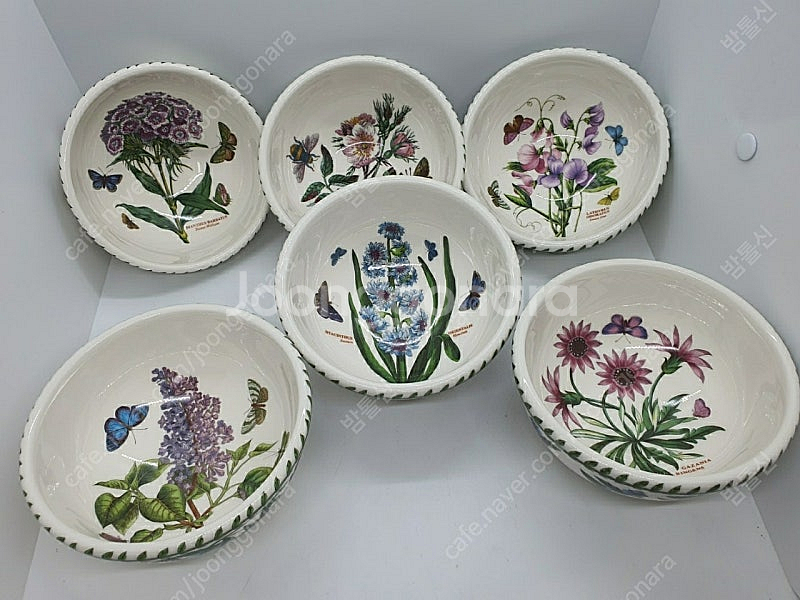 영국포트메리온 구형 국그릇6개 일괄(백화점정품 새상품--1