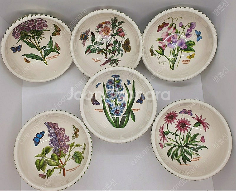 영국포트메리온 구형 국그릇6개 일괄(백화점정품 새상품--2