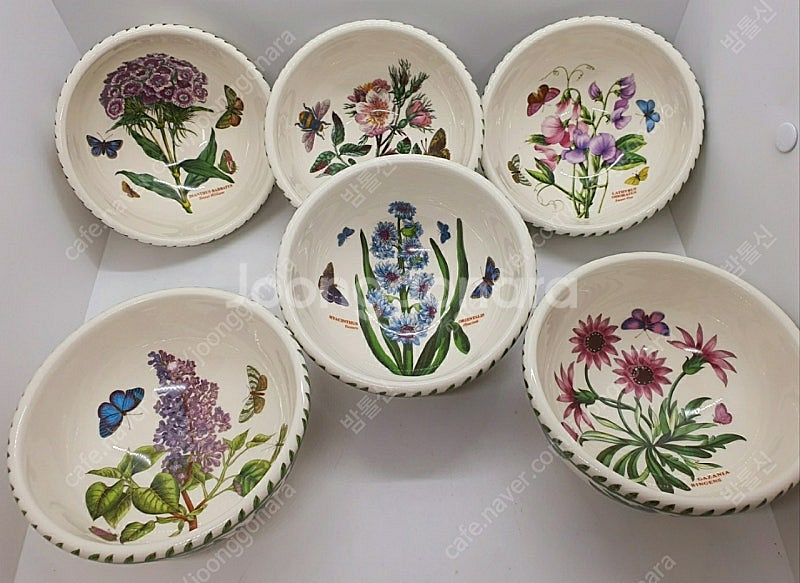 영국포트메리온 구형 국그릇6개 일괄(백화점정품 새상품--3