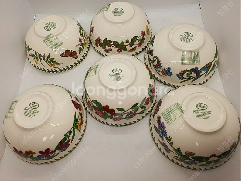 영국포트메리온 구형 국그릇6개 일괄(백화점정품 새상품--4