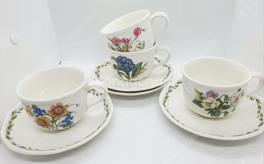 노리다케 오차드가든 찻잔 대형 1셋트값--0