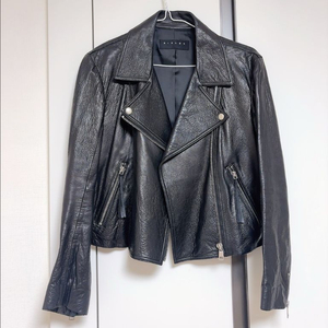 [시슬리]한지민 착용 양가죽 가죽자켓 래더자켓 카디건