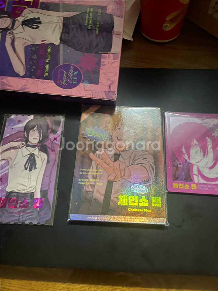 체인소맨 레제 스페셜 에디션 카드,코스터,티켓 미개봉--0