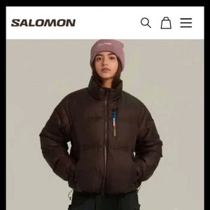 살로몬 W 컨투어 다운 자켓 M사이즈