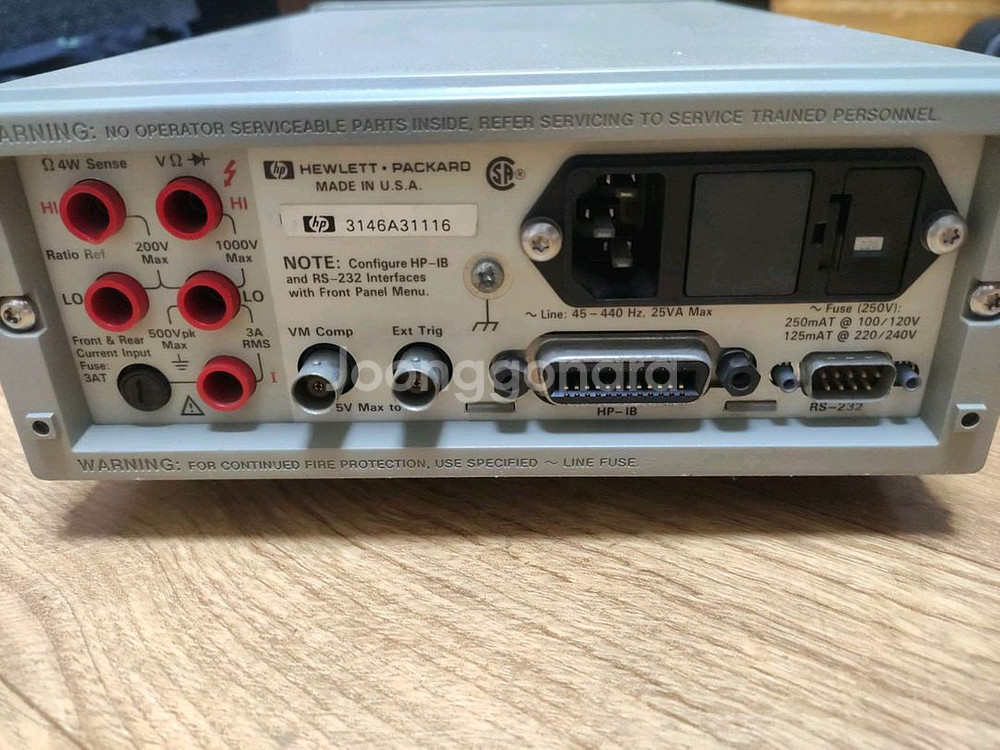 HP 34401A 6.5 DIGIT 멀티미터--1