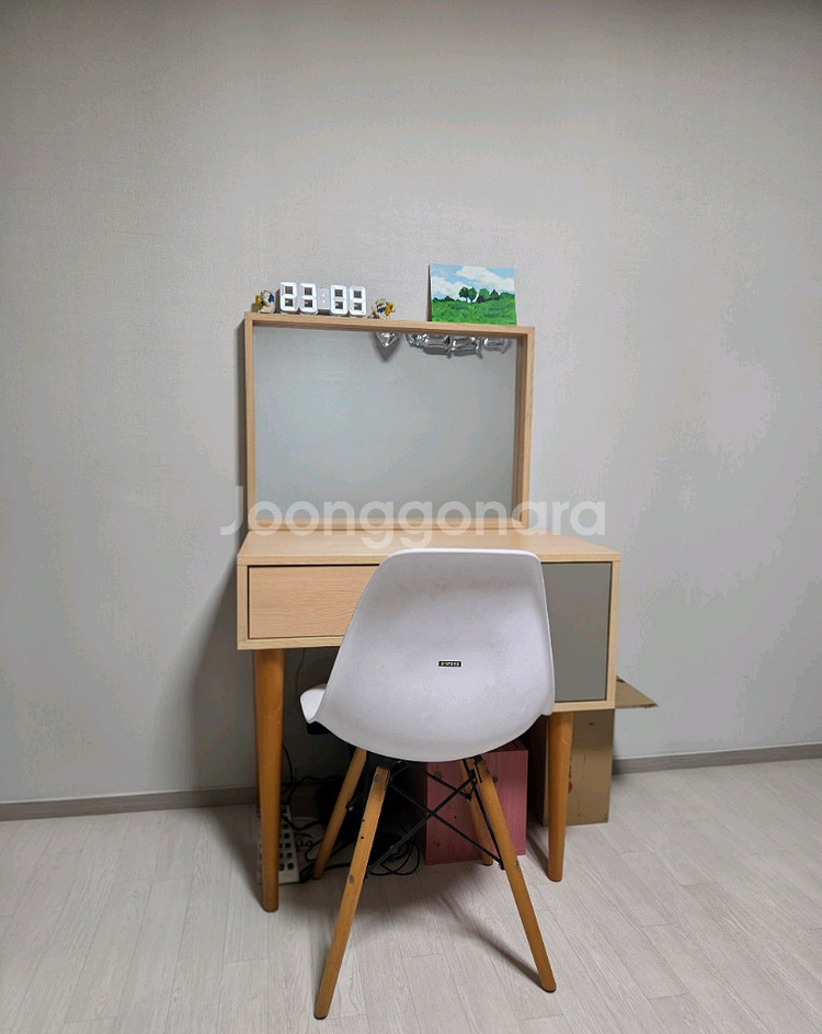 두닷 비에니 원목 화장대 거울 세트(신혼가구)--0