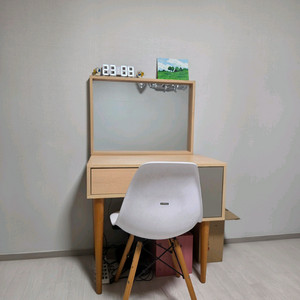 두닷 비에니 원목 화장대 거울 세트(신혼가구)