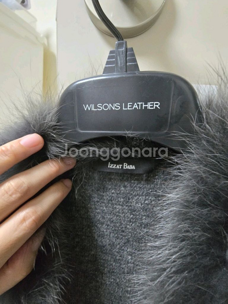 IZZAT BABA 폭스 퍼 모 니트 조끼, 아이잗바바--3