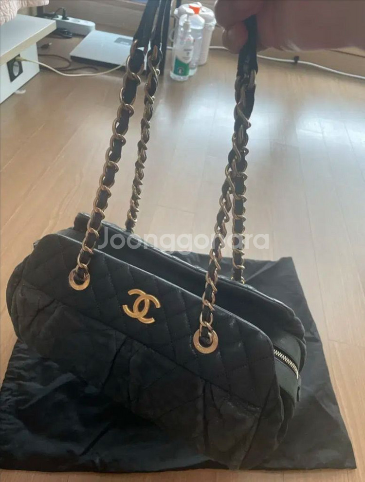샤넬 빈티지 숄더백--1