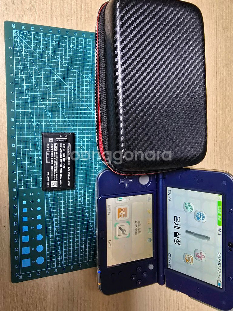 닌텐도 3dx xl 블루--5