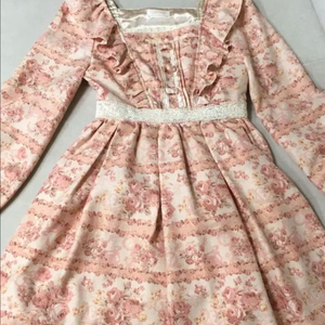 리즈리사 레이스 플로럴 꽃 원피스 갸루 히메 러블리