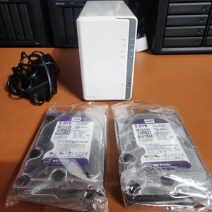 시놀로지DS215J+ WD 퍼플 4TB