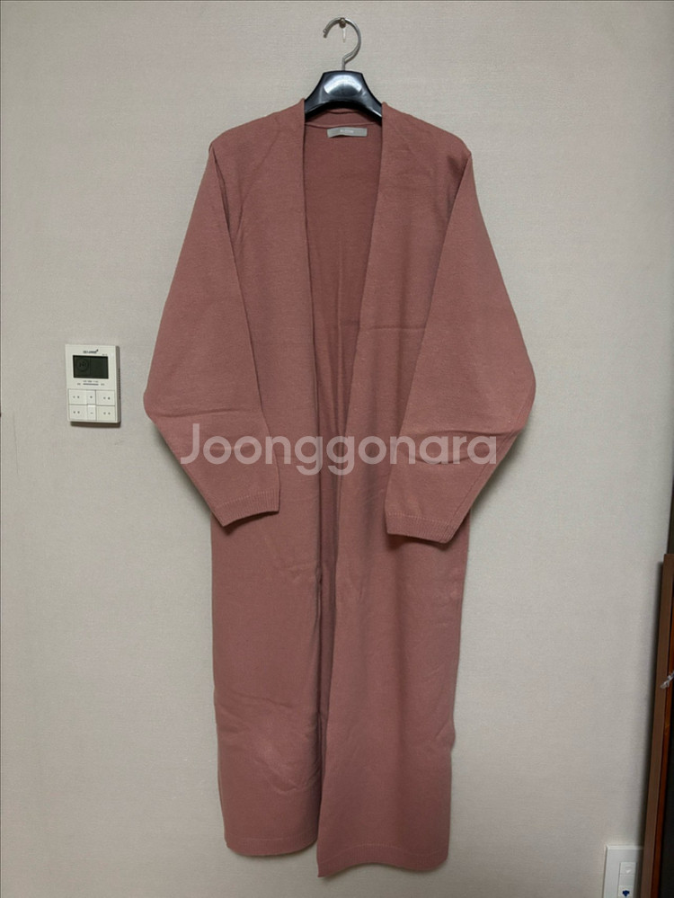 [미사용]블룸 마일드 캐시 롱가디건 핑크--0