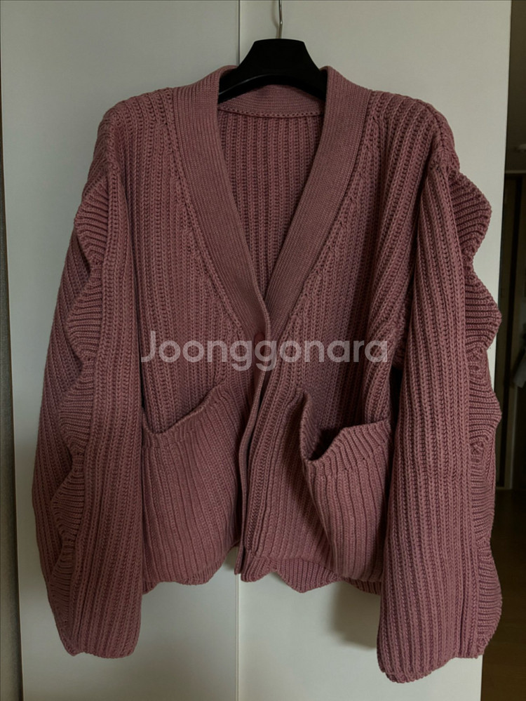 [미사용]여성 물결 가디건--0