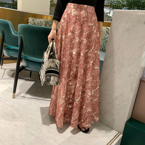 바이씨니 수묵투 수묵화 스커트(키작녀/레드)