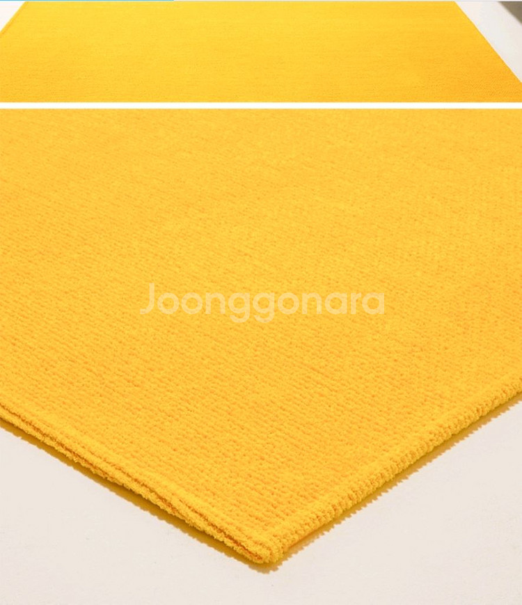 생활방수러그 옐로우 100*150--1