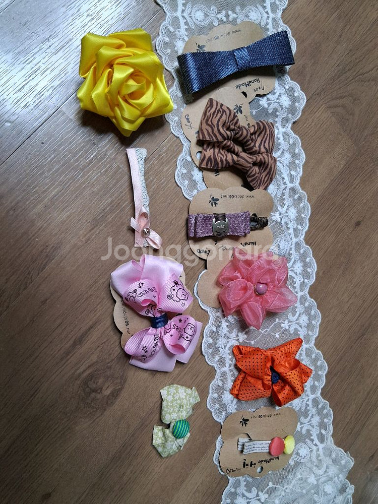 수제 머리핀 10개 모두 새거--0