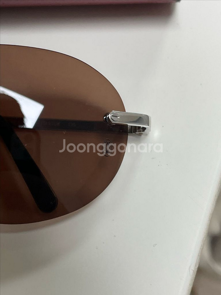 까르띠에 Cartier 무테 안경 긱시크 정품--2
