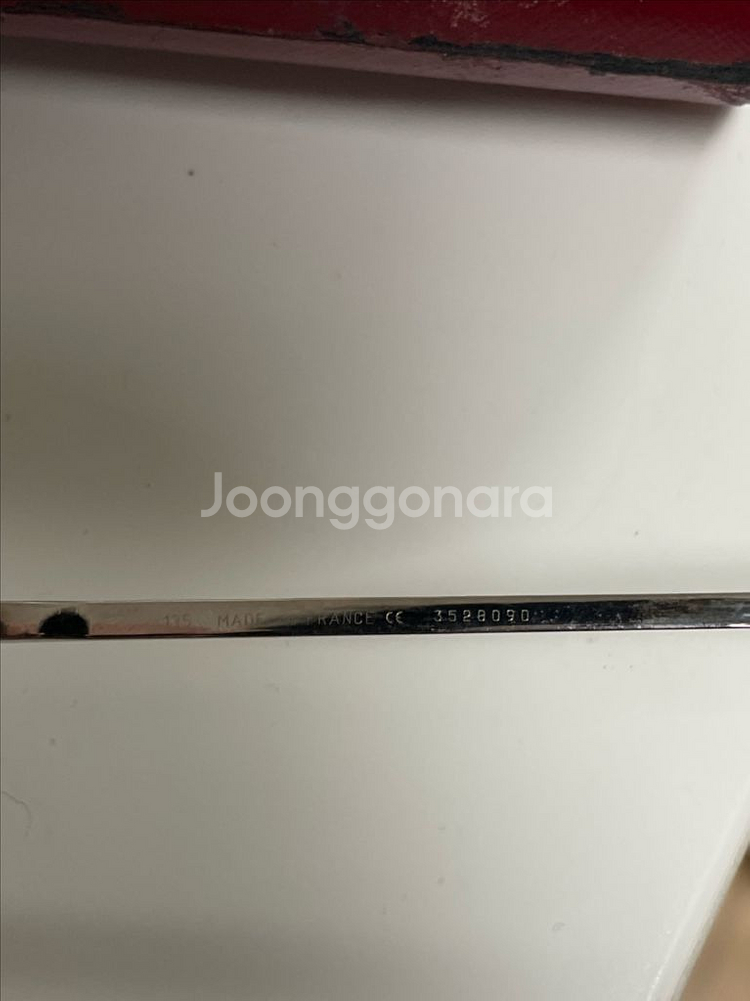 까르띠에 Cartier 무테 안경 긱시크 정품--8