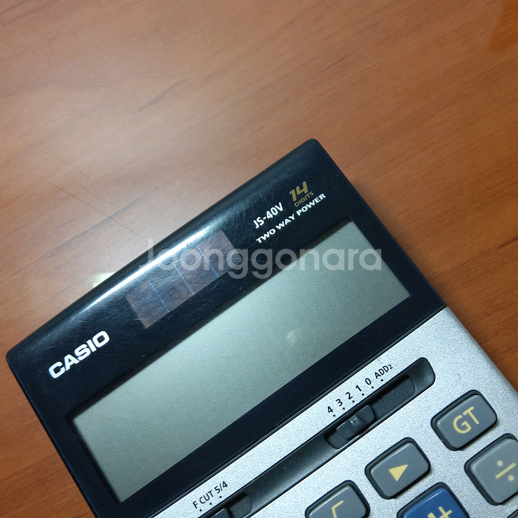 카시오 JS-40V 계산기 쌀집계산기--1