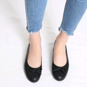 발레리나 리본 플랫 블랙 260