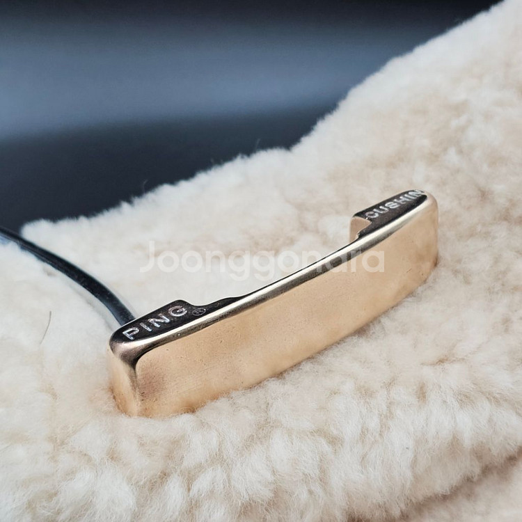 핑 황동퍼터 쿠신 L자 퍼터 CUSHIN 희귀 소장용--4