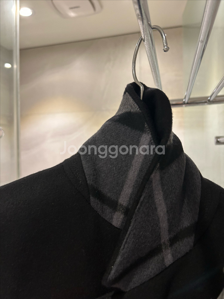 정품 버버리 SIDLESHAM 울 캐시미어코트 UK8--8