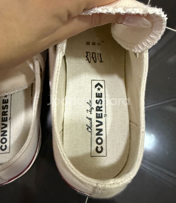 컨버스 척테일러70 베이지 240사이즈--4