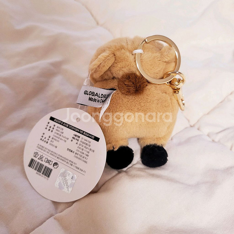 코커짱인줄 우소우소짱 인형 키링 (다크브라운) 8cm--2