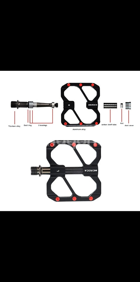 특가[새제품] 자전거페달 카본3베어링페달--2