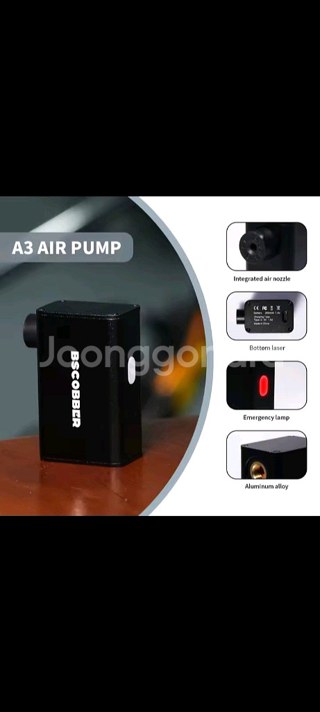 [새제품] 자전거펌프 전동펌프 공기주입기--8