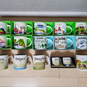 머그컵: 스타벅스 시티/유아히어/빈데어 시리즈