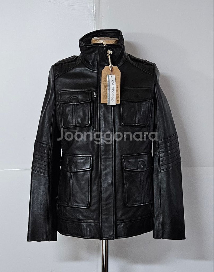 55)beyond closet비욘드클로젯 양가죽점퍼자켓--0