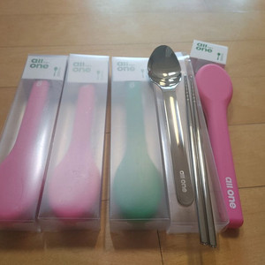 올원뱅크 숟가락+젓가락세트 4개