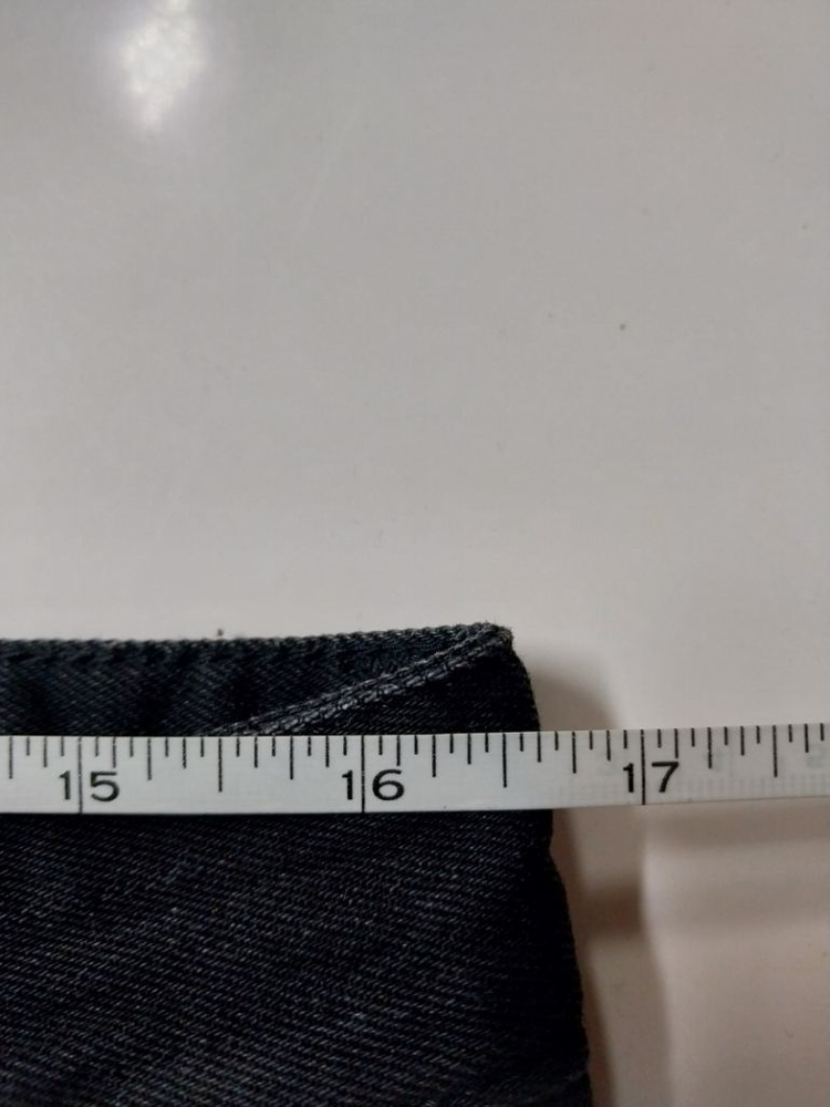 33)플랙진 가죽패치 블랙 BERLIN 스판 일자청바지--6